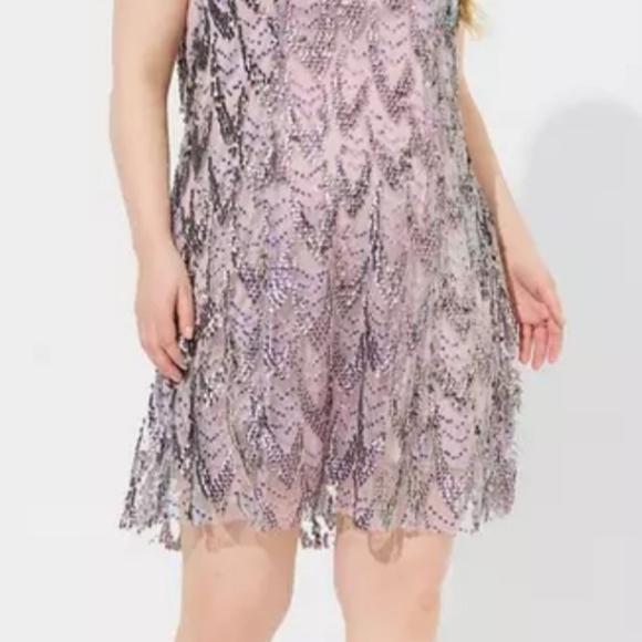 Torrid Sequined Mini Dress - Picture 2 of 4